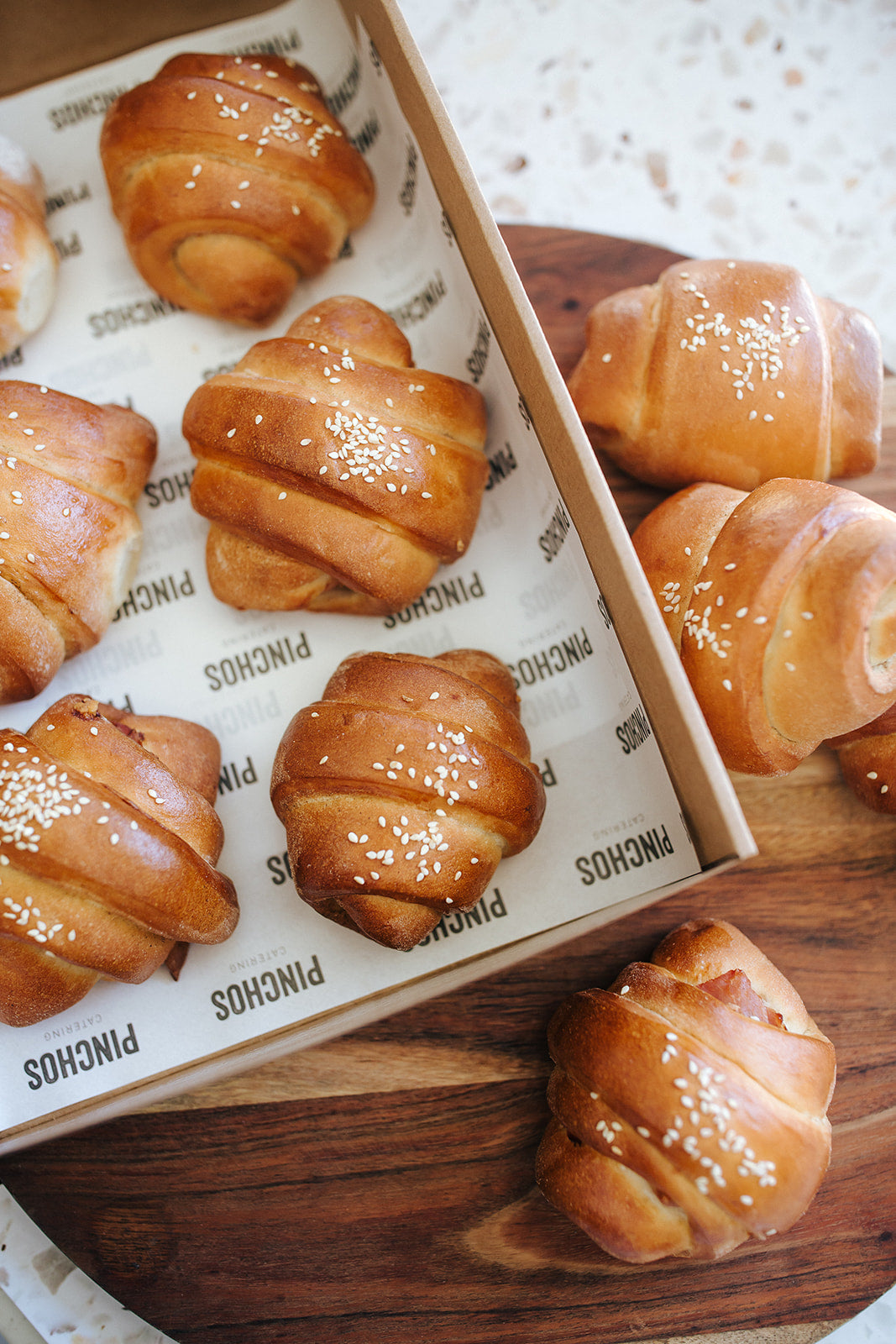 Ham & Cheddar Cornetti