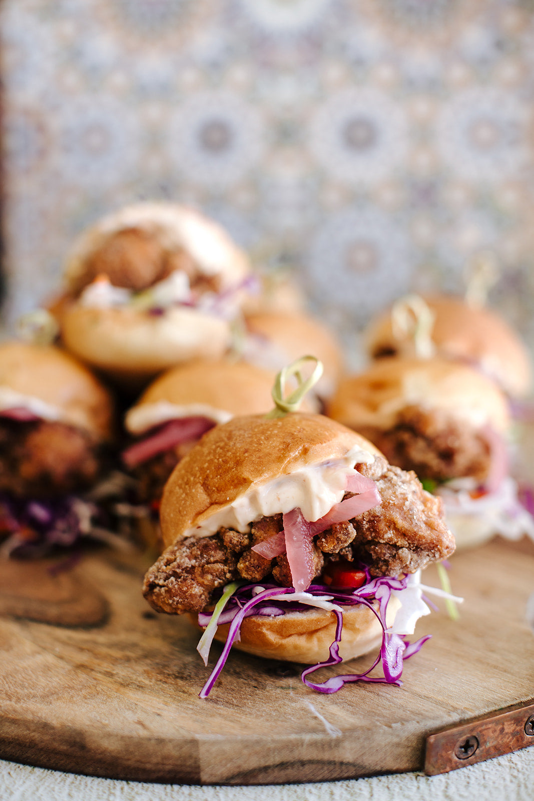 Crispy "Dirty Bird" Chicken Sliders