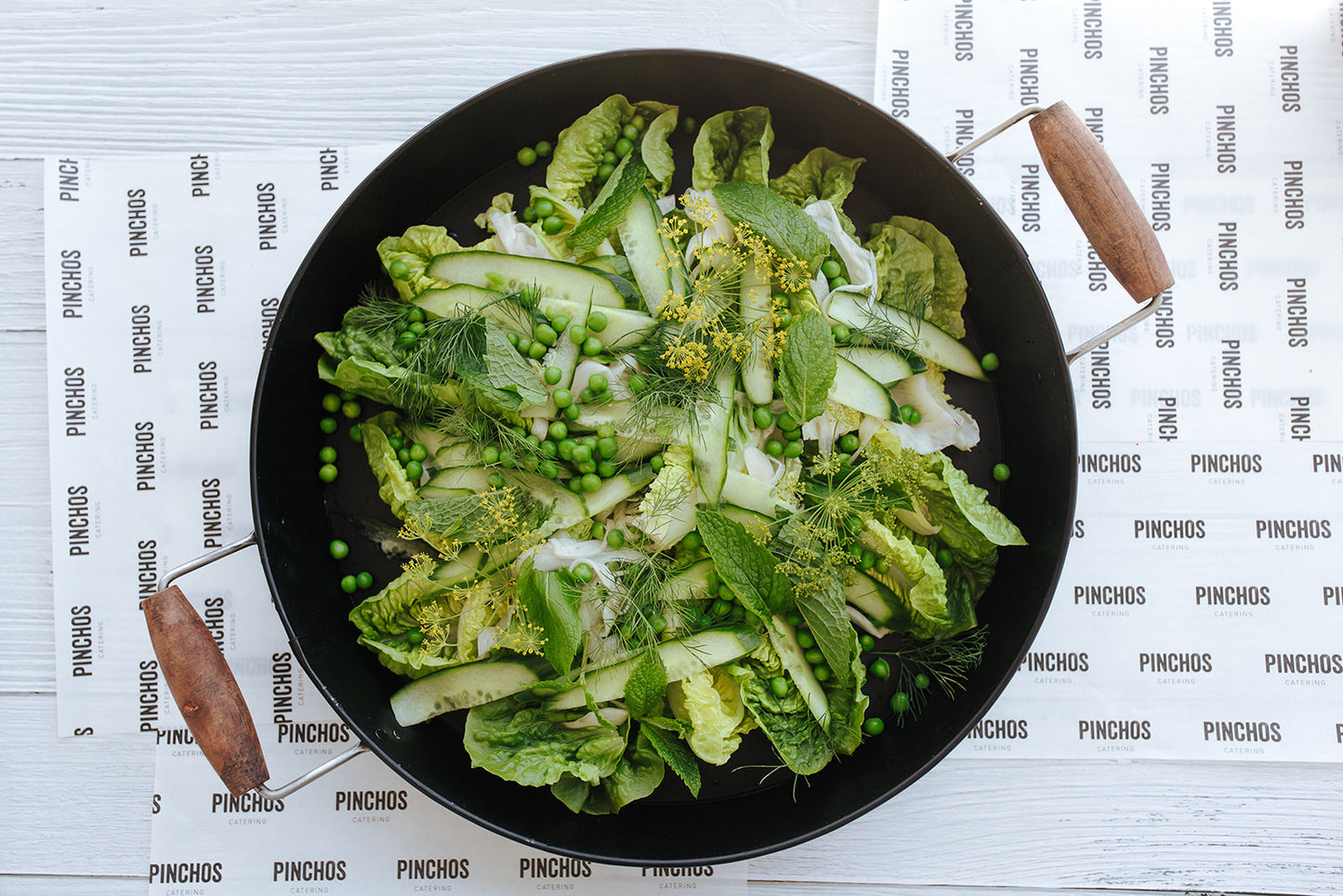 Cos, Pea, Fennel, Dill & Cucumber Salad