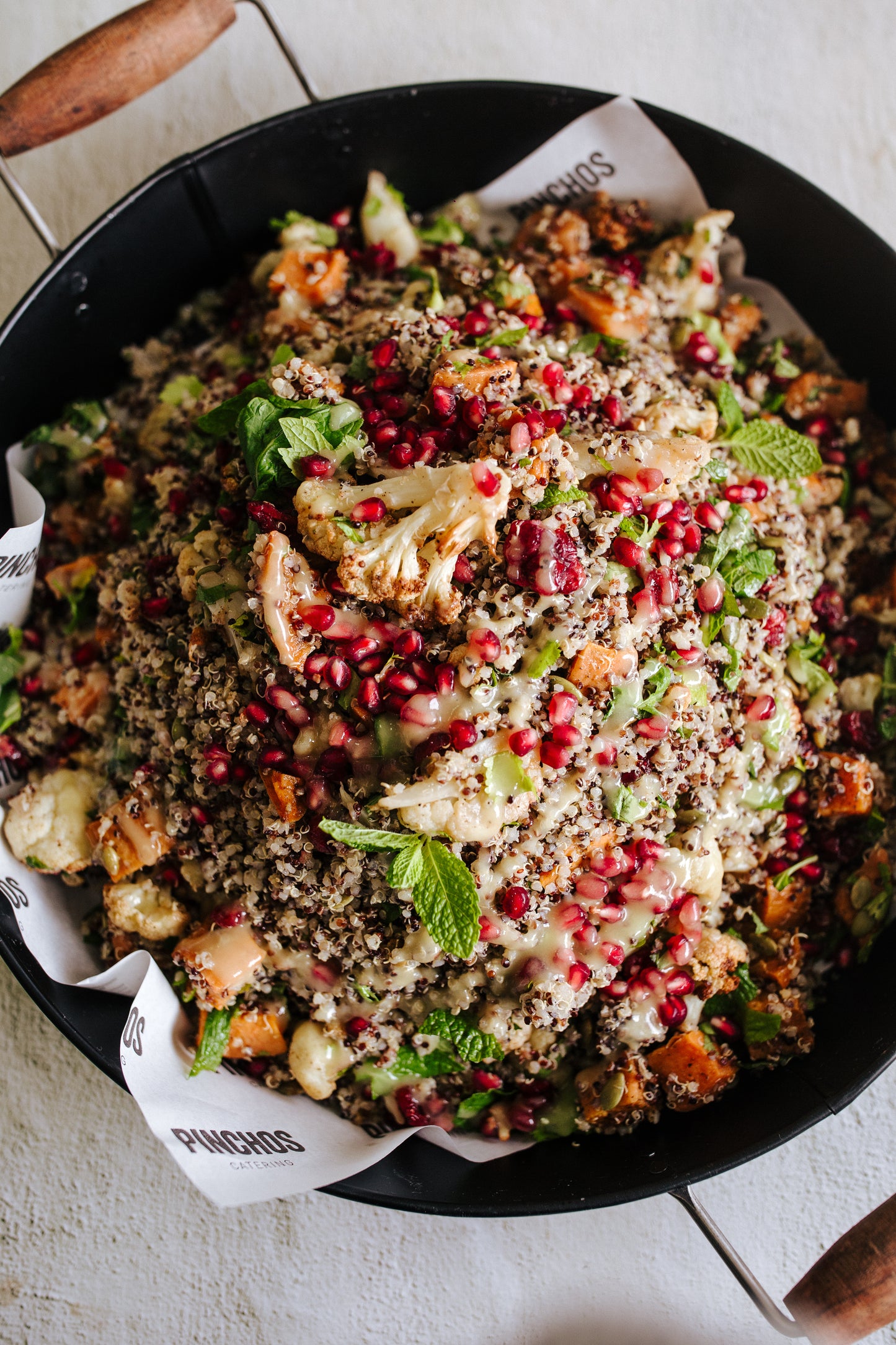 Quinoa Salad, Roasted Cauliflower and Sweet Potato