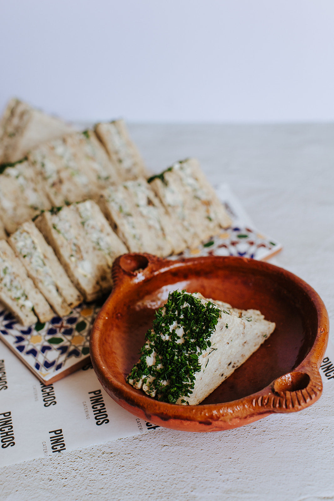 Chicken, Dill & Walnut Sandwiches